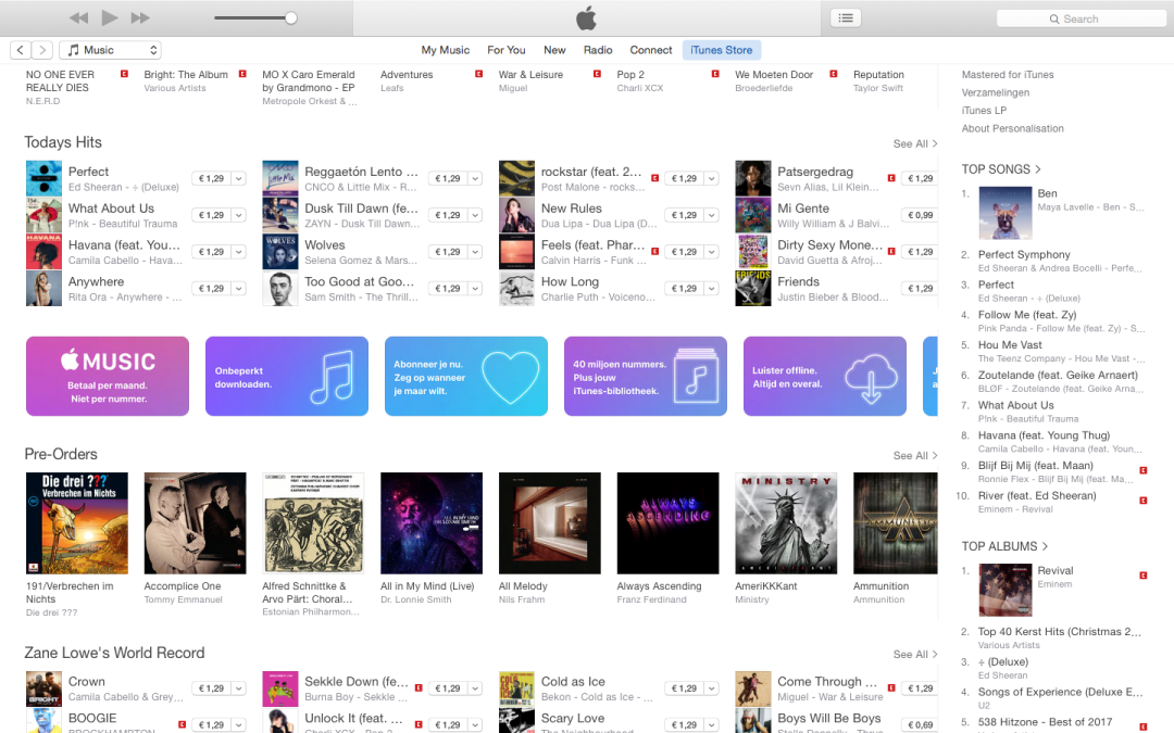 Itunes Charts Netherlands